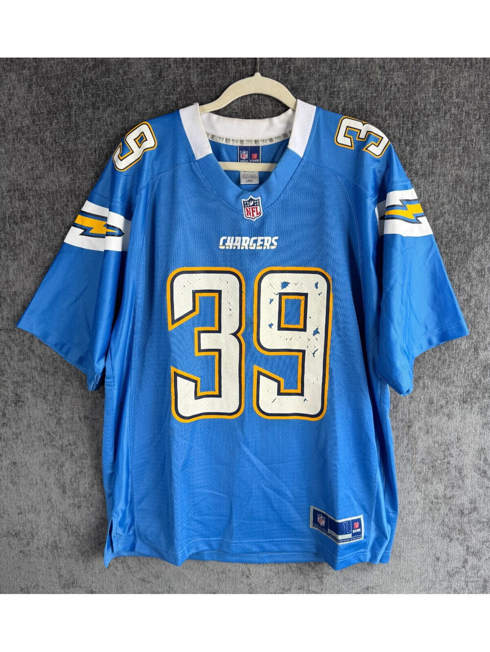 NFL Pro Line San Diego Chargers Danny Woodhead #39 Jersey Mens Large Powder Blue